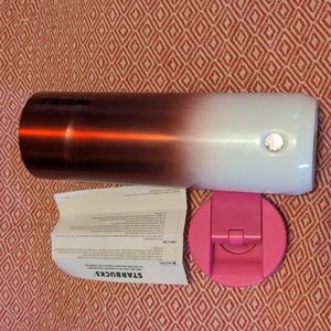 Starbucks Ombre White to Fushia Vacuum Insulated Stainless Tumbler Oct 2021